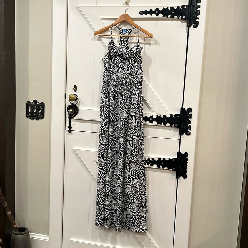 Floral Ruffled Maxi Dresss